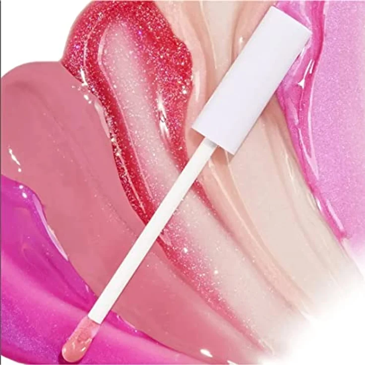 Wet n Wild Mega Slicks Glitzer-Lipgloss, feuchtigkeitsspendend, Farbton Sinless, 5,4 g – Bild 5