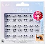 KISS FALSCARA Wimpernverlängerungs-Multipack, 30 federleichte Wisps in 10mm-14mm, natürliches Volumen für DIY-Lash-Extensions