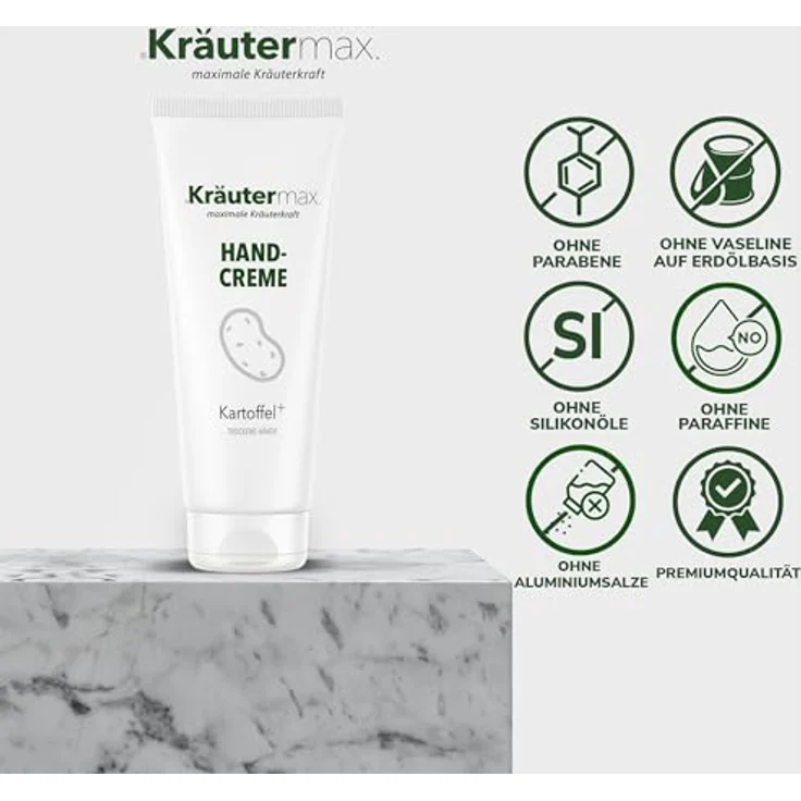 Kartoffel Handcreme Handbalsam Kartoffelcreme mit Macadamianuss Creme 1 x 70 ml – Bild 4