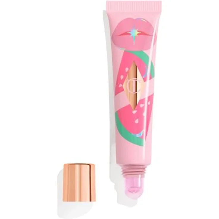 Charlotte Tilbury Unreal Lips Healthy Glow Nectar Oil, 14ml, Lippenpflege in Juicylicious Pink Watermelon für glossy, juicy Lippen