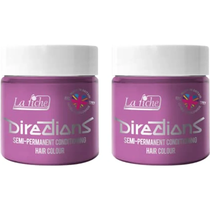 La Riche Directions Semipermanente Haarfarbe, 2er-Pack 100 ml Dose, vegan und tierversuchsfrei, Farbe: Lavender – Bild 1