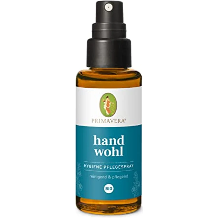 Primavera Handwohl Hygiene Pflegespray, Händedesinfektionsmittel bio, 50ml – Bild 1