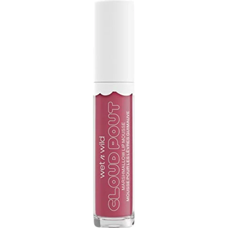 wet n wild Cloud Pout Marshmallow Lip Mousse, Lippenstift 3 ml, feuchtigkeitsspendend, Farbe: Marsh To My Mallow – Bild 2