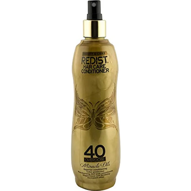 Redist 2-Phase Hair Conditioner 400ml Miracle Oil 40 Overdose | Haarkur | Sprühkur | Leave-in Haarpflege Spray ohne Ausspülung | Haar Parfume spliss entferner | Detangling Conditioner | hitzespray