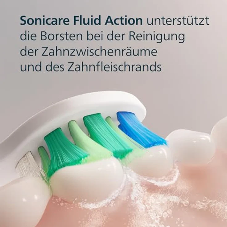 Philips Sonicare InterCare HX9004/87, Ersatzbürstenköpfe für elektrische Zahnbürsten, 4er Pack, gründliche Reinigung, empfindliche Zähne, reduziert Zahnverfärbungen – Bild 4