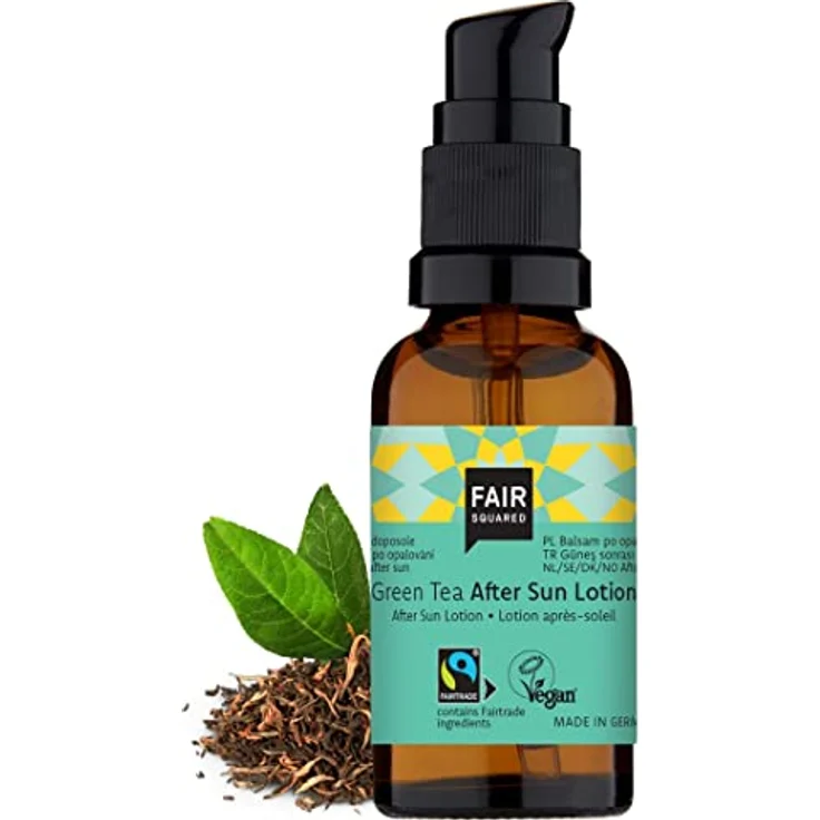 Fair Squared After Sun Lotion 30ml – Beruhigender Greentea – Premium Sonnenpflege Vegan & Fairtrade - Made in Germany – Bild 1