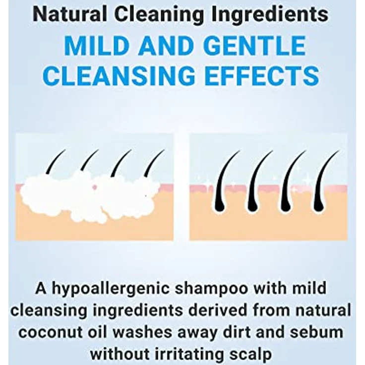 ATOPALM MLE Cleansing, extra sanftes Shampoo für empfindliche Kopfhaut, 300 ml - täglich anwendbar, reduziert Juckreiz und Haarbruch – Bild 4