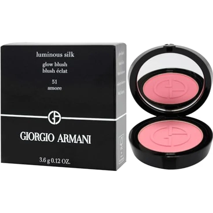 Armani Luminous Silk Glow Blush, Rouge für strahlende Haut, Farbton 51 Amore, 3.6 g – Bild 4