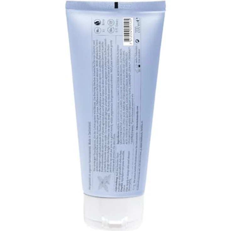 farfalla Sommerglück Duschgel 200ml - Hautfreundliche Pflegedusche mit Schweizer Pfefferminze - Vegan - NaTrue Zertifiziert - 100% zertifizierte Naturkosmetik – Bild 2