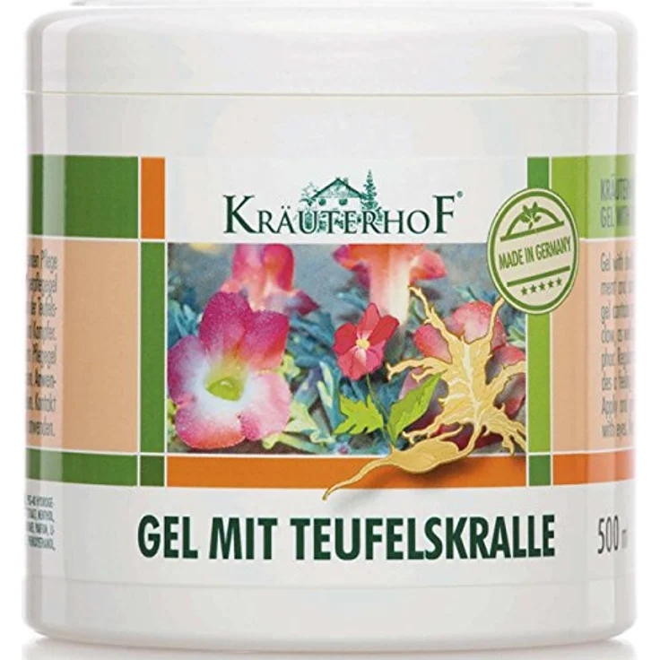 Kräuterhof Teufelskralle Gel, 500 ml - Gelenkgel zur Linderung von Beschwerden