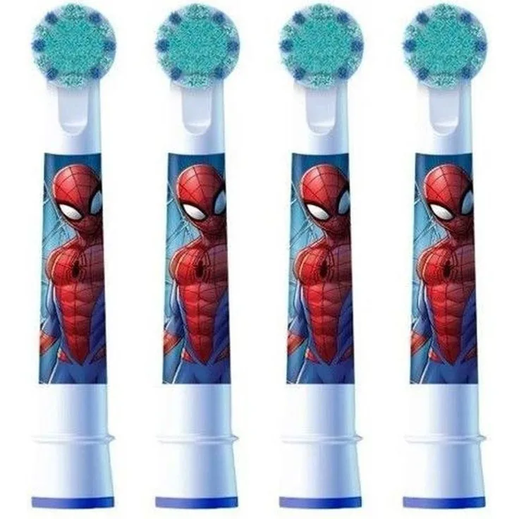 Braun Oral-B Kinderzahnbürstenaufsatz Spiderman 4U, extra-weiche Borsten für kleine Münder, geeignet für Kinder ab 3 Jahren