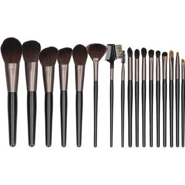 Tools for Beauty T4B Mimo, Schminkpinsel Set mit 18 hochwertigen Pinseln für präzise Make-up-Anwendungen