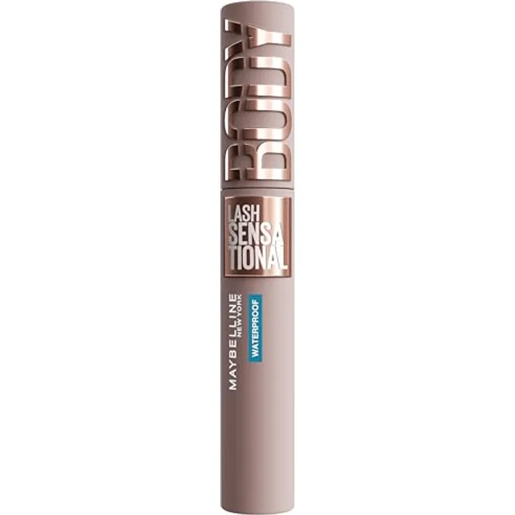 MAYBELLINE NEW YORK Lash Sensational Body Waterproof Volumen-Mascara, wasserfest, Farbton Black, 9.75 ml