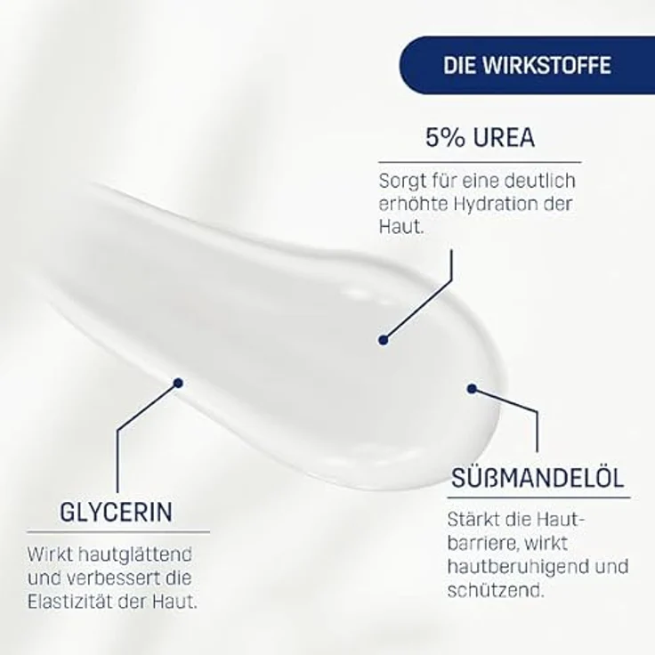 Eubos Urea Intensive Care 5% Urea Hydro Lotion für trockene Haut, dermatologisch bestätigt, 200ml – Bild 3