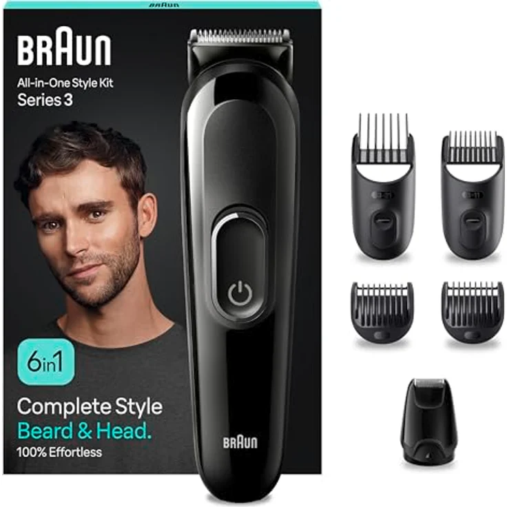 Braun Haarschneider All-In-One Styling Set MGK3420, 6-in-1 Barttrimmer, 50 Min. kabellose Laufzeit – Bild 2