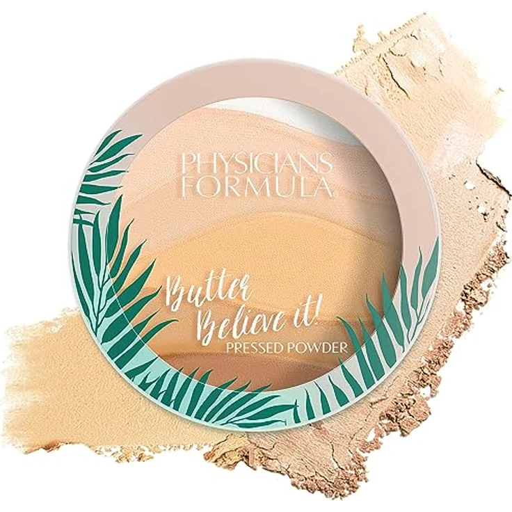 Physicians Formula Butter Believe It! Pressed Powder, ultraluxuriöser Kompaktpuder für empfindliche Haut, Farbnuance Creamy Natural 11 g – Bild 1