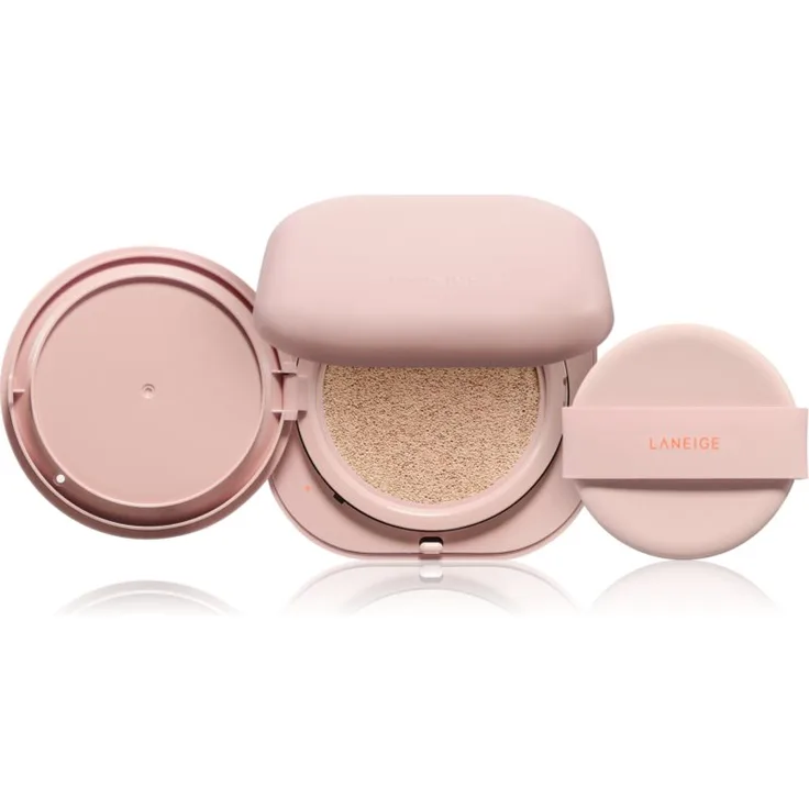 LANEIGE Neo Cushion Glow aufhellendes Kompakt - Make-up mit feuchtigkeitsspendender Deckkraft, Farbton 13N1 Ivory, 30 g