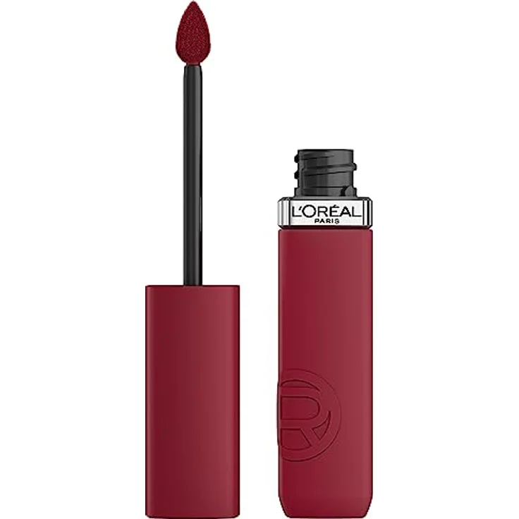 L'Oréal Paris Pflegender Lippenstift mit mattem Finish, Für leuchtende Farben mit bis zu 16 Stunden Halt, Infaillible Matte Resistance, Nr. 500 Wine Not?, 1x 5 ml – Bild 1