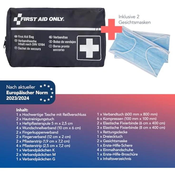 First Aid Only Verbandtasche für Auto, KFZ DIN 13164, P-10019 ean - Preisvergleich – Bild 5