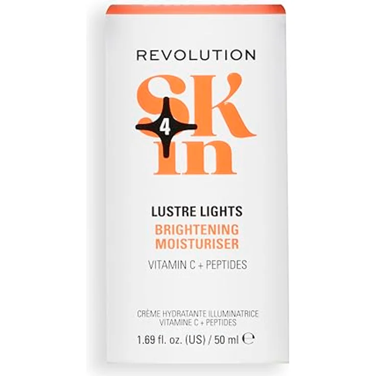 Revolution Skincare Be Bright Vitamin C & Peptides Brightening Moisturiser, aufhellende Gesichtscreme mit Peptiden, 50 ml, alkoholfrei, vegan, dermatologisch getestet – Bild 7