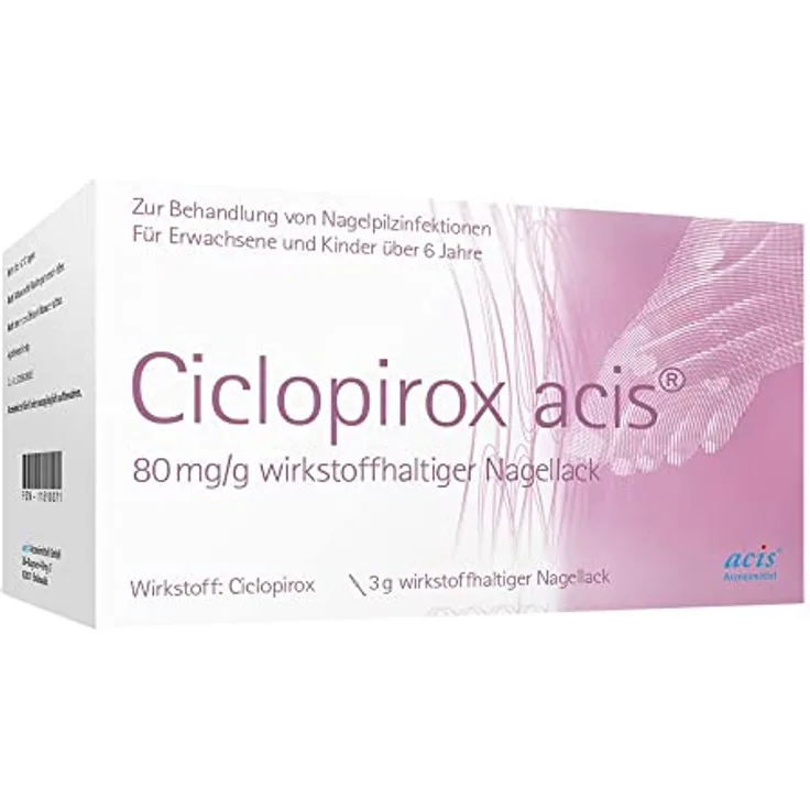 CICLOPIROX acis 80 mg/g wirkstoffhalt.Nagellack 3 g