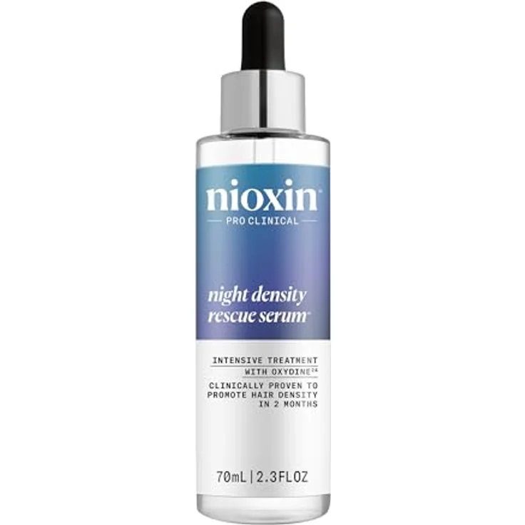 Nioxin Night Density Rescue Serum – Haarpflege für kräftigeres Haar & optimales Haarwachstum – mit Ingwer & Koffein (70 ml) – Bild 1