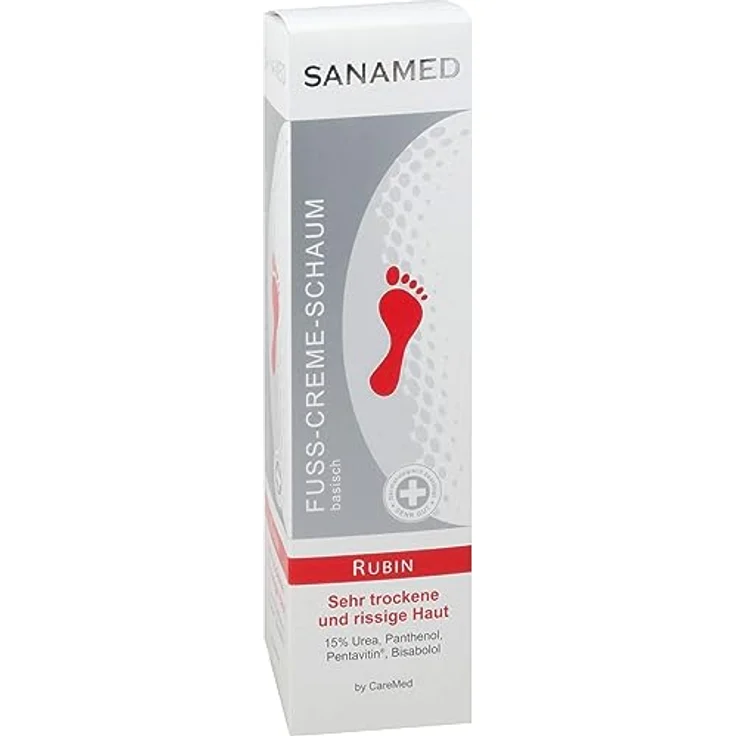 RUBIN SANAMED Fuß-Creme-Schaum 150 ml – Bild 4