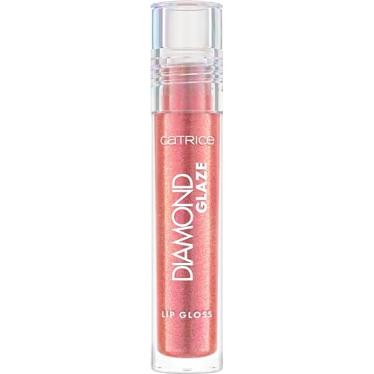 Catrice Diamond Glaze Lip Gloss, Nr. 040, Rot, holographisch glänzend, vegan (3ml) – Bild 2