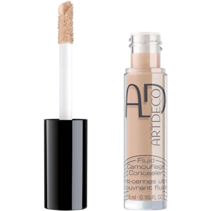 ARTDECO Fluid Camouflage Concealer - 08 peach/peach medium, Stark deckender Concealer ohne Maskeneffekt - 1 x 5 ml – Bild 2