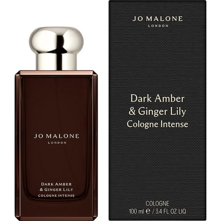 Jo Malone London Dark Amber & Ginger Lily, Cologne Intense Unisex Herrenparfum, holzig-würziger Duft, 100 ml