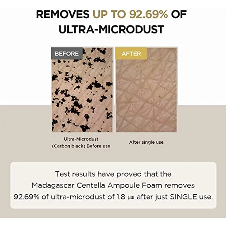 SKIN1004 Madagascar Centella Ampullenschaum 20 ml | Niedriger pH-Schaumreiniger | Natürliches Natronpulver Kokosnusstrittenstoff | EWG-Grün Grade – Bild 3