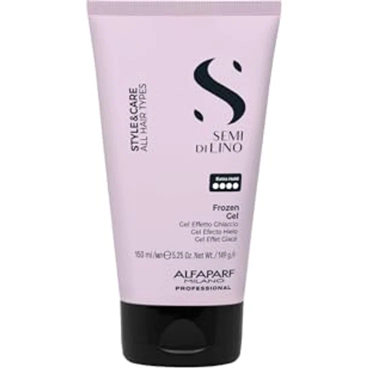 ALFAPARF MILANO Frozen Gel 150ml, hochqualitatives Haarstyling Gel für starken Halt – Bild 1
