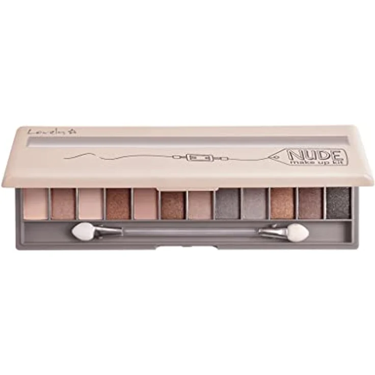 Lovely Nude Make Up Kit, Lidschattenpalette mit 6 g - natürliche Farben, schimmernd-matt, langanhaltend, inkl. Applikator – Bild 2