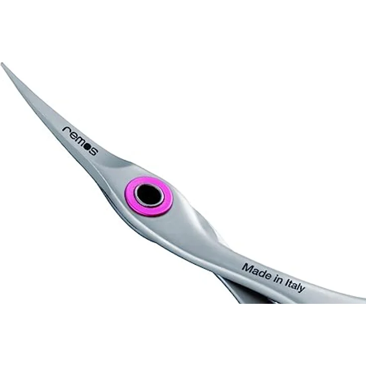 remos professional body care REMOS Nagel- & Hautschere, 9.5 cm aus rostfreiem Edelstahl mit ergonomischer gebogener Klinge für präzises Schneiden von Nägeln und Nagelhaut, geeignet für Rechts- und Linkshänder – Bild 2