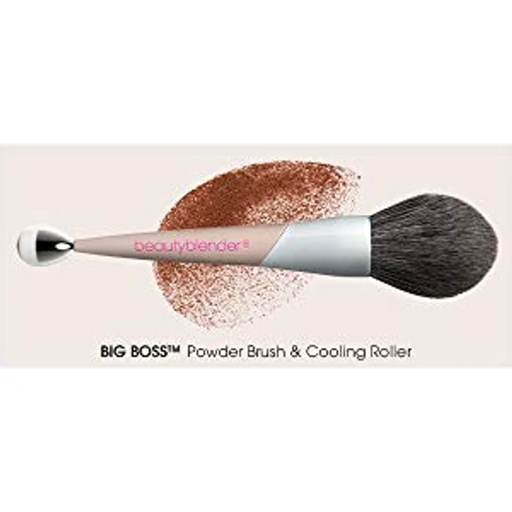 Beautyblender BIG BOSS Powder Brush & Cooling Roller, Puderpinsel für makellosen Teint, 1 ct – Bild 3
