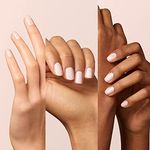 Manucurist Green Nagellack Weiß Transparent - Klassischer, natürlicher 9-Free-Nagellack Milky White - Veganer Nagellack mit natürlichen Inhaltsstoffen (84%) - Maniküre - Nagelpflege - 15 ml