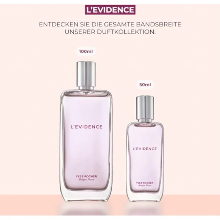Yves Rocher L'EVIDENCE Eau de Parfum Damen - Blumiger Neo-Chypre-Duft mit Magnolie, Pfirsich und Patchouli - 100 ml, nachhaltig & elegant – Bild 4
