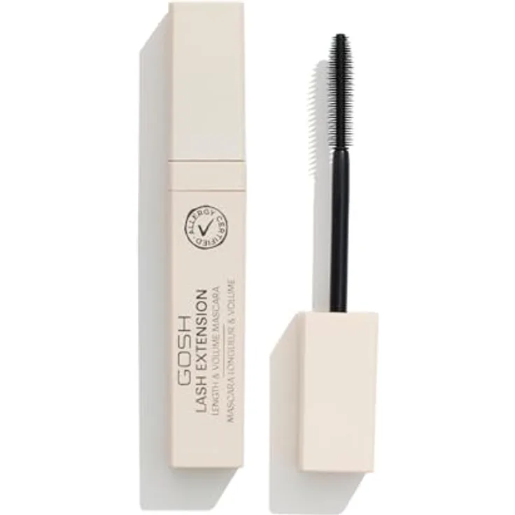 Gosh Lash Extension Wimperntusche, 7 ml, für Länge & Volumen, schwarz