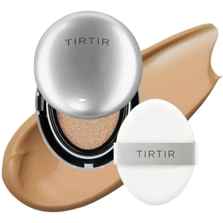 TIRTIR Mask Fit Aura Cushion Mini, feuchtigkeitsspendendes Make-up mit Hyaluronsäure, Farbton 35N Walnut, 4.5 g – Bild 1
