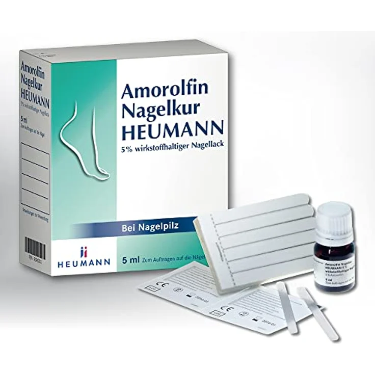 Heumann Amorolfin Nagelkur bei Nagelpilz, 5 ml Wirkstoffhaltiger Nagellack – Bild 3