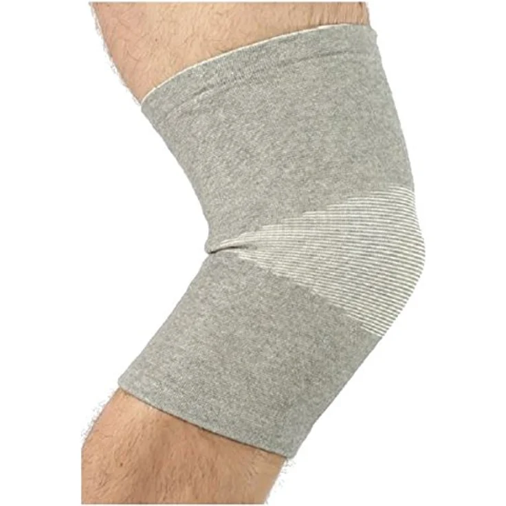 Antar AT53012 S Kniebandage aus Viskose aus Bambus, Kleine, 70 g, mit antibakteriellen und antimykotischen Eigenschaften, in natürlicher Farbe – Bild 1