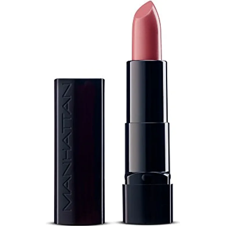 Manhattan All In One Lippenstift, Schimmernder Lipstick für langanhaltenden Glanz & intensive Farbe, Hip Hazelnut 230, 1 x 4,5g