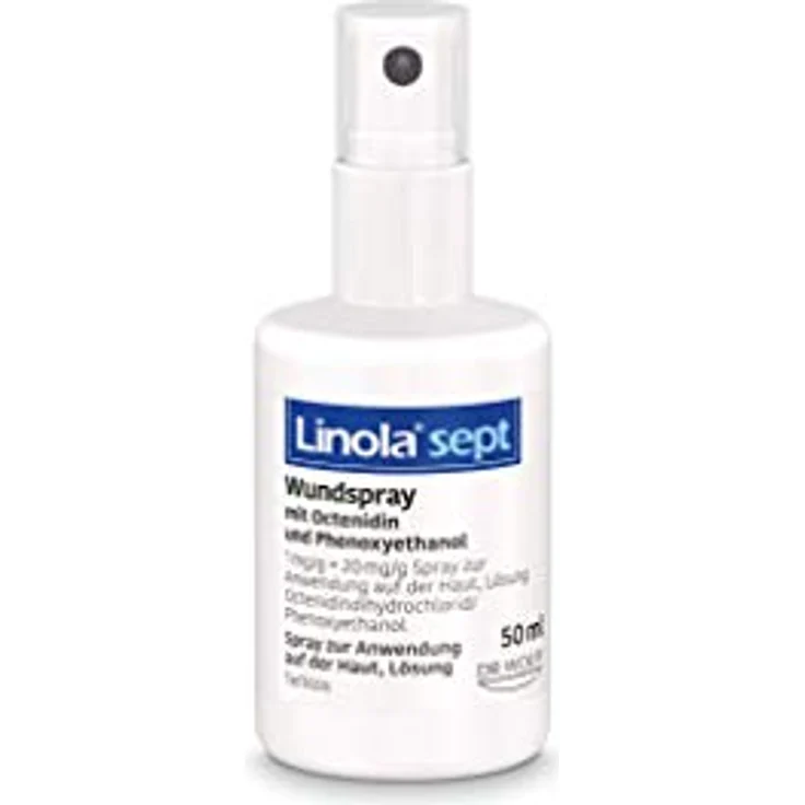 Linola sept Wundspray 50 ml, Lösung zur schnellen Desinfektion von Wunden mit Octenidin und Phenoxyethanol – Bild 3
