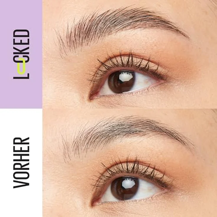 MAYBELLINE NEW YORK Super Lock Augenbrauenfixierspray, Farbton Deep Brown, 8 g – für perfekte Form und lange Haltbarkeit – Bild 2