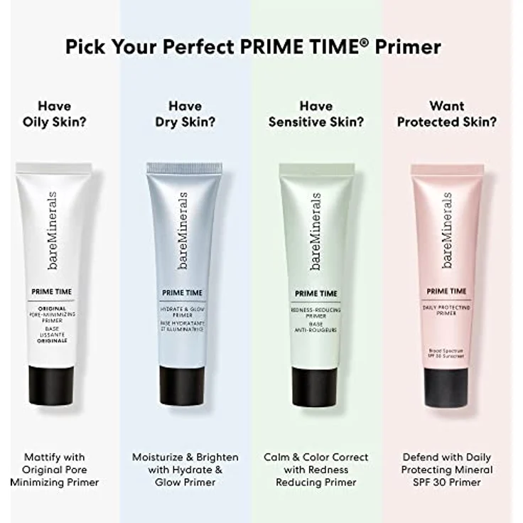 bareMinerals Redness-Reducing Primer, Make-up-Primer zur Reduzierung von Rötungen, 30 ml mit beruhigendem Kamillenextrakt – Bild 8