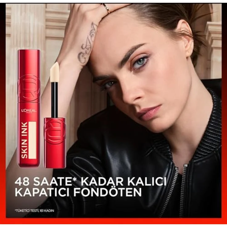 L’Oréal Paris Infaillible Skin Ink Make-up und Korrektor, 15 ml, Farbton 100 Light Warm, mit Langzeiteffekt und ausgezeichneter Abdeckung – Bild 5