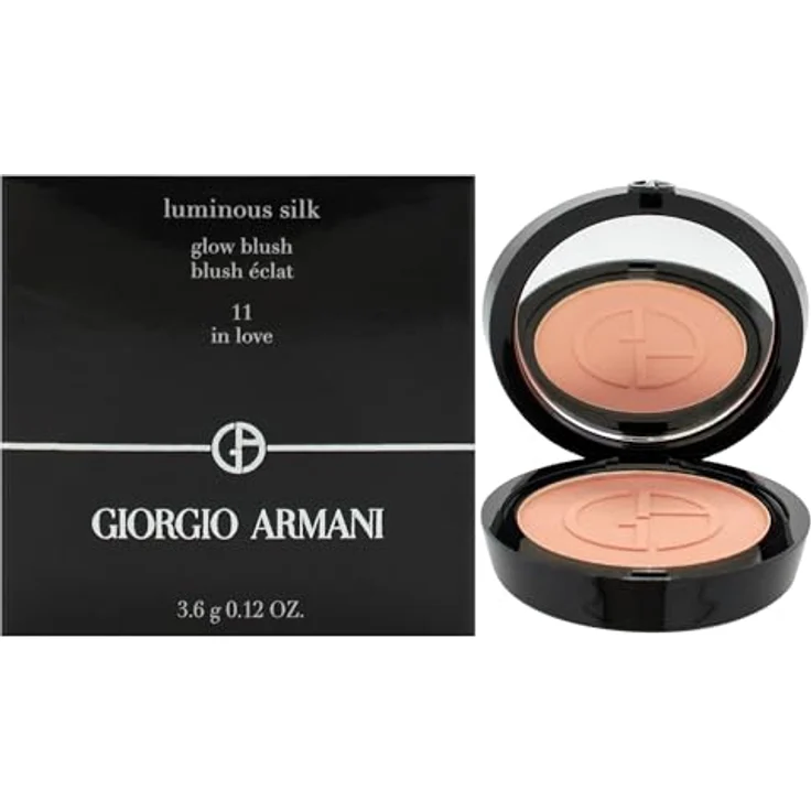 Armani Luminous Silk Glow Blush Rouge, Farbton 11 In Love, 3,6 g für strahlende Haut und natürliche Wangenröte – Bild 1