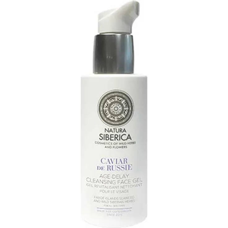 Natura Siberica Caviar De Russie Age-Delay Cleansing Face Gel, 200 ml - Revitalisierende Gesichtsreinigung für alle Hauttypen