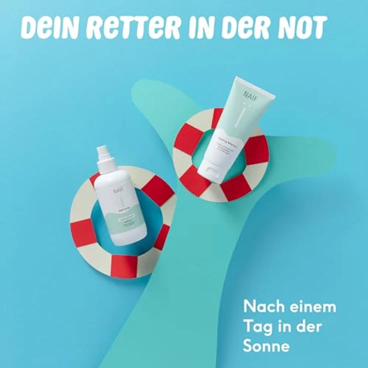 Naïf Kühlendes Aftersun-Spray für Baby & Kind - 0% Parfüm - Beruhigt und kühlt die Haut - Ohne Mikroplastik, Mineralöle oder Silikone - Dermatologisch Getestet - Vegan - 175ML – Bild 3