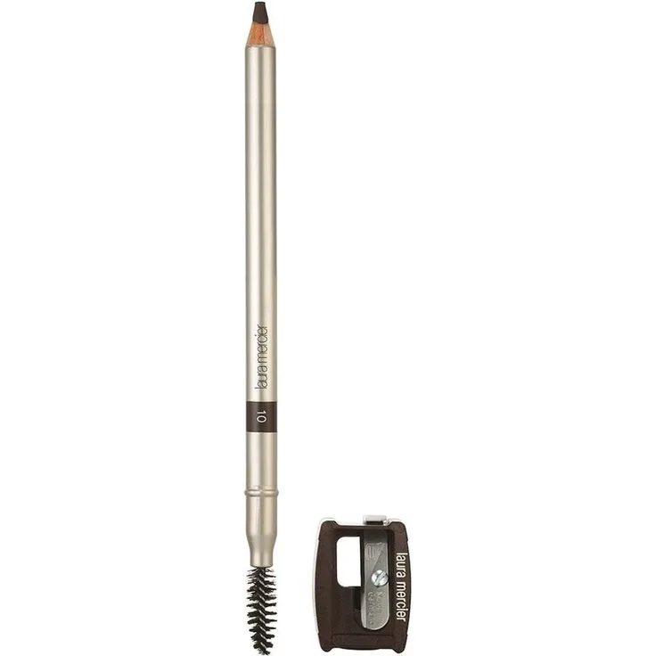 Laura Mercier Eye Brow Pencil, Augenbrauenstift in Warm Brunette, 1,17 g - Geschmeidige Textur für präzises Auffüllen und natürliches Finish